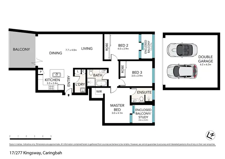 Floorplan of Homely apartment listing, 17/277 Kingsway, Caringbah NSW 2229