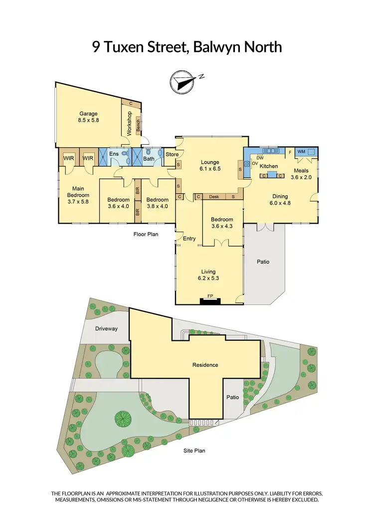 Floorplan of Homely house listing, 9 Tuxen Street, Balwyn North VIC 3104