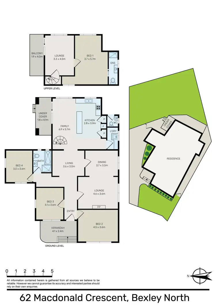 Floorplan of Homely house listing, 62 Macdonald Crescent, Bexley North NSW 2207