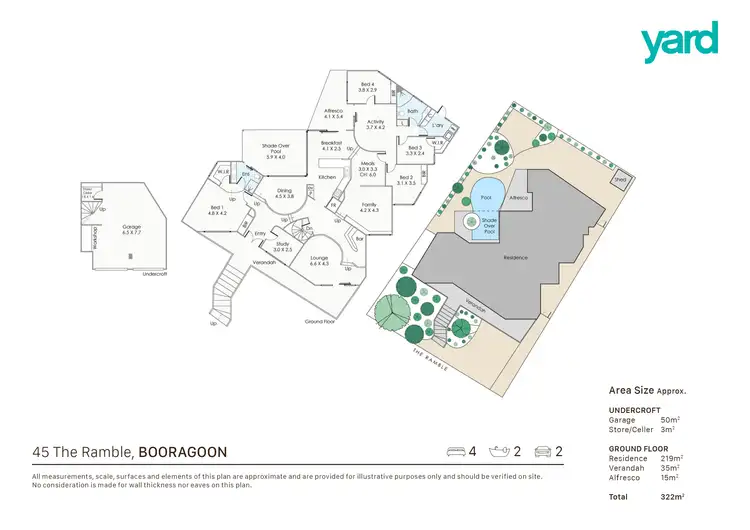 Floorplan of Homely house listing, 45 The Ramble, Booragoon WA 6154