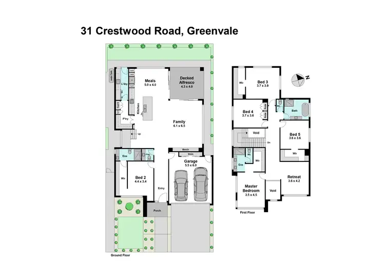 Floorplan of Homely house listing, 31 Crestwood Road, Greenvale VIC 3059