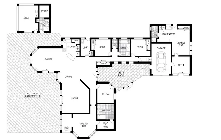 Floorplan of Homely house listing, 15 Swain Court, Craignish QLD 4655