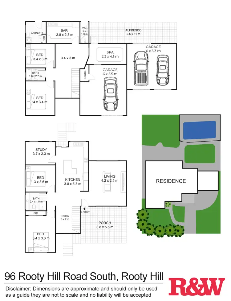 Floorplan of Homely house listing, 96 Rooty Hill Road South, Rooty Hill NSW 2766