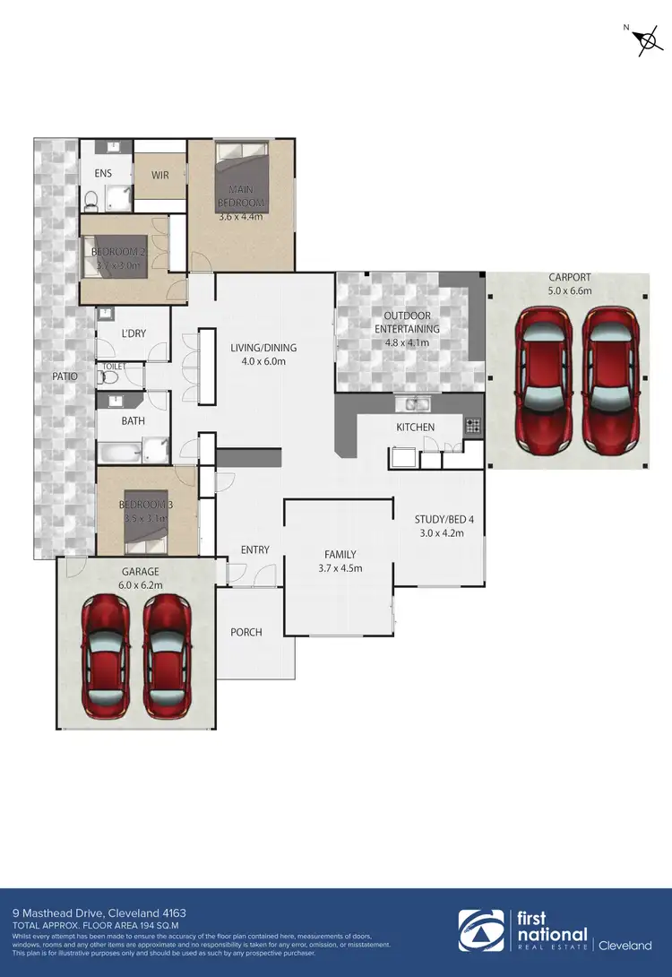 Floorplan of Homely house listing, 9 Masthead Drive, Raby Bay QLD 4163