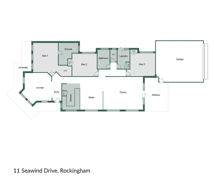 Floorplan of Homely house listing, 11 Seawind Drive, Rockingham WA 6168