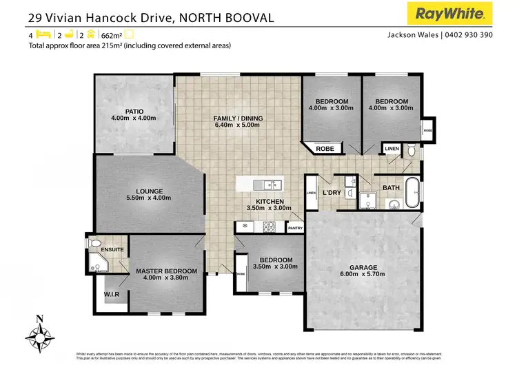 Floorplan of Homely house listing, 29 Vivian Hancock Drive, North Booval QLD 4304