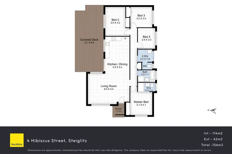 Floorplan of Homely house listing, 4 Hibiscus Street, Steiglitz QLD 4207