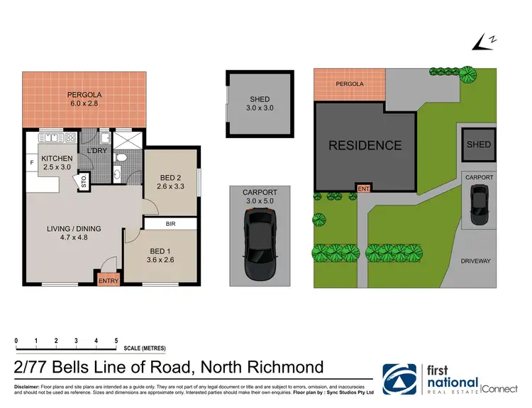 Floorplan of Homely house listing, 2/77 Bells Line Of Road, North Richmond NSW 2754