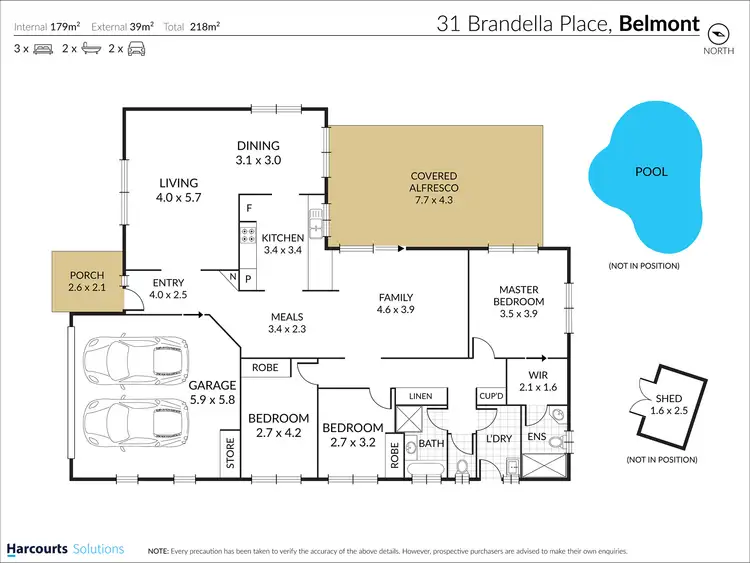Floorplan of Homely house listing, 31 Brandella Place, Belmont QLD 4153