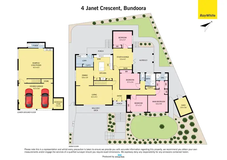 Floorplan of Homely house listing, 4 Janet Crescent, Bundoora VIC 3083