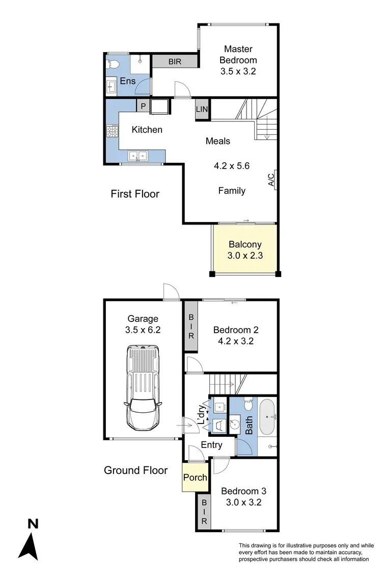 Floorplan of Homely townhouse listing, 26/520 Mitcham Road, Mitcham VIC 3132