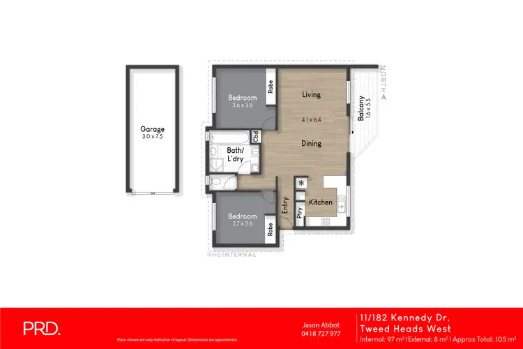 Floorplan of Homely unit listing, 11/182 Kennedy Drive, Tweed Heads West NSW 2485