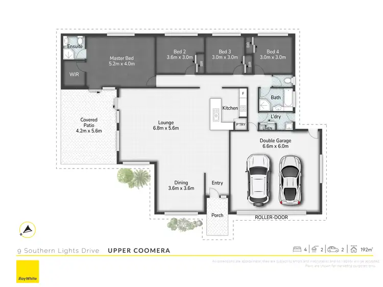 Floorplan of Homely house listing, 9 Southern Lights Drive, Pimpama QLD 4209