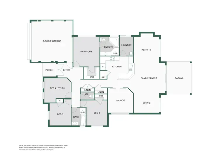 Floorplan of Homely house listing, 27 Donnybrook Turn, Dawesville WA 6211