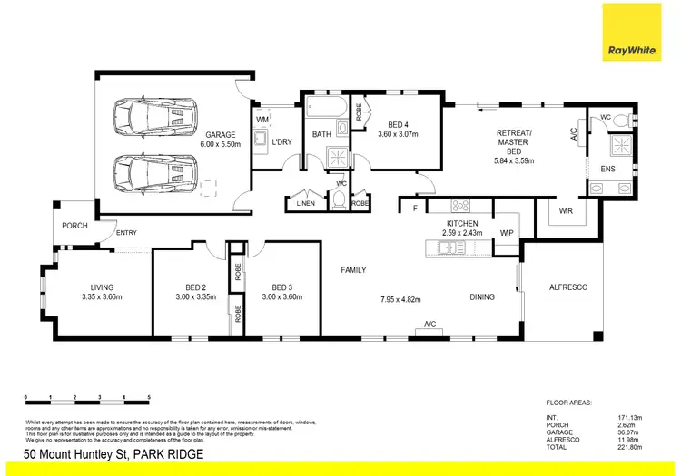 Floorplan of Homely house listing, 50 Mount Huntley Street, Park Ridge QLD 4125