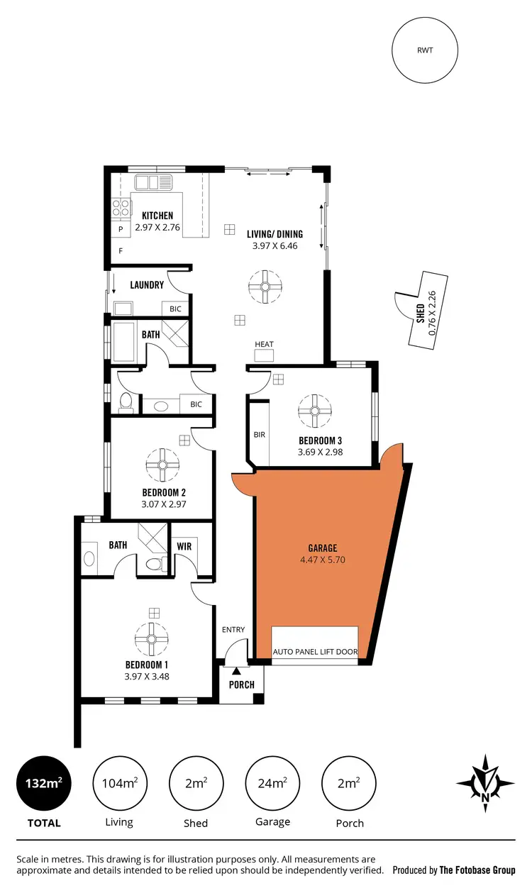 Floorplan of Homely house listing, 8B Ramsay Avenue, Seacombe Gardens SA 5047