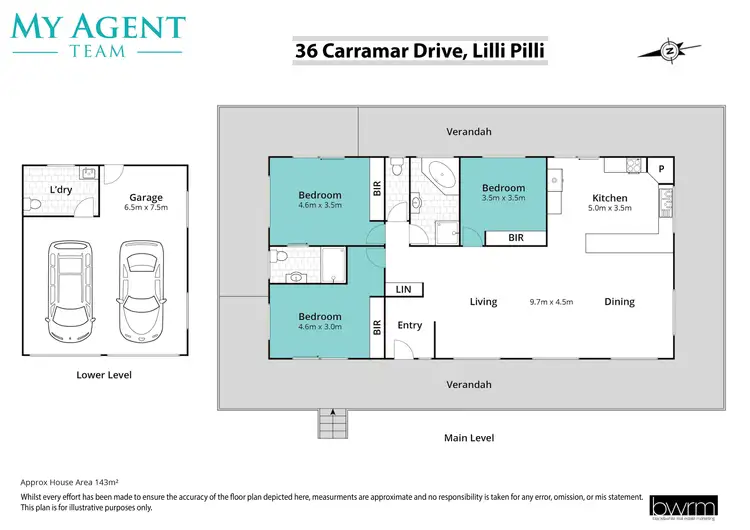 Floorplan of Homely house listing, 36 Carramar Drive, Lilli Pilli NSW 2536