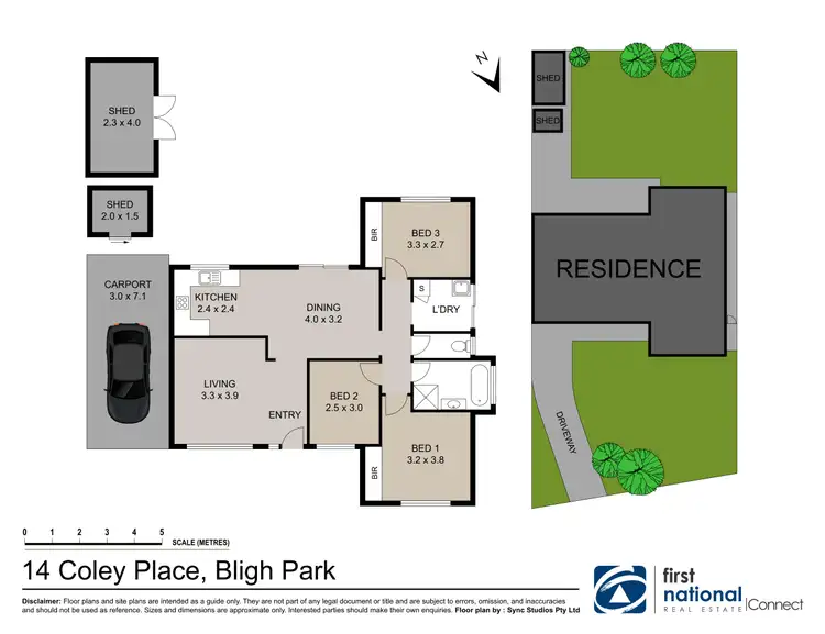 Floorplan of Homely house listing, 14 Coley Place, Bligh Park NSW 2756