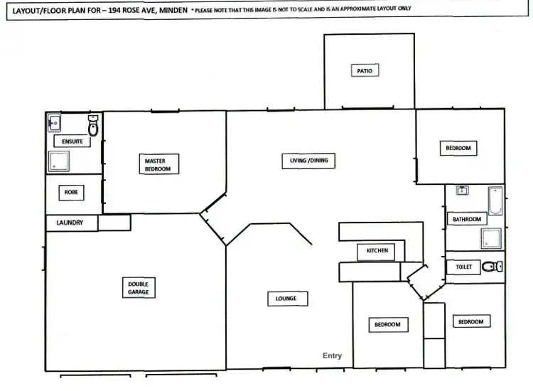 Floorplan of Homely rural property listing, 194 Rose avenue, Minden QLD 4311