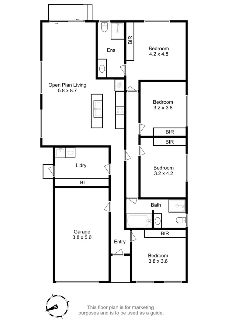 Floorplan of Homely house listing, 18 Laurence Place, Gagebrook TAS 7030