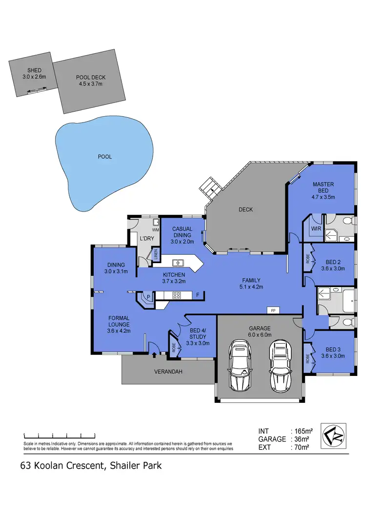 Floorplan of Homely house listing, 63 Koolan Crescent, Shailer Park QLD 4128
