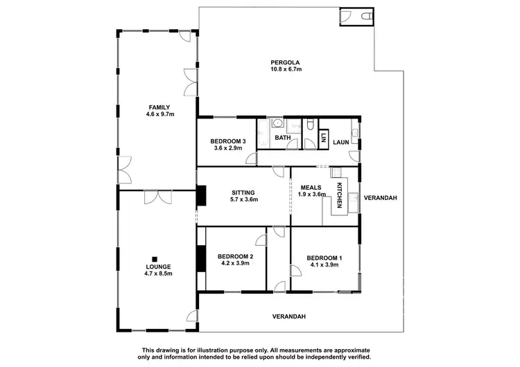 Floorplan of Homely rural property listing, 82 Jennings Road, Millicent SA 5280