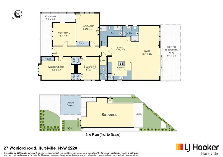 Floorplan of Homely house listing, 27 Woniora Road, Hurstville NSW 2220