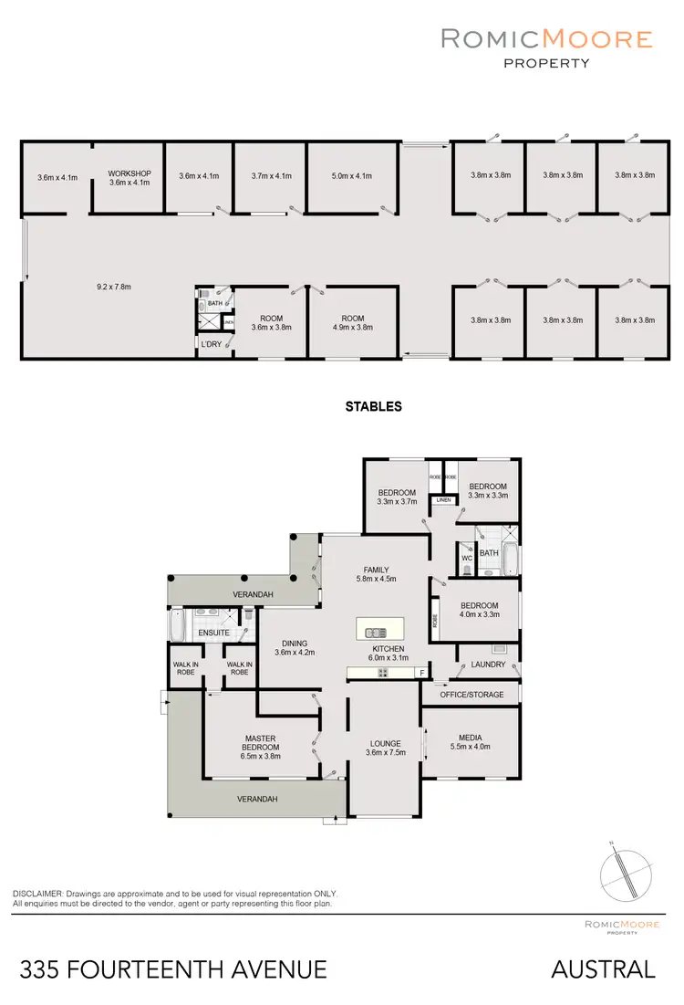 Floorplan of Homely rural property listing, 335 Fourteenth Avenue, Austral NSW 2179