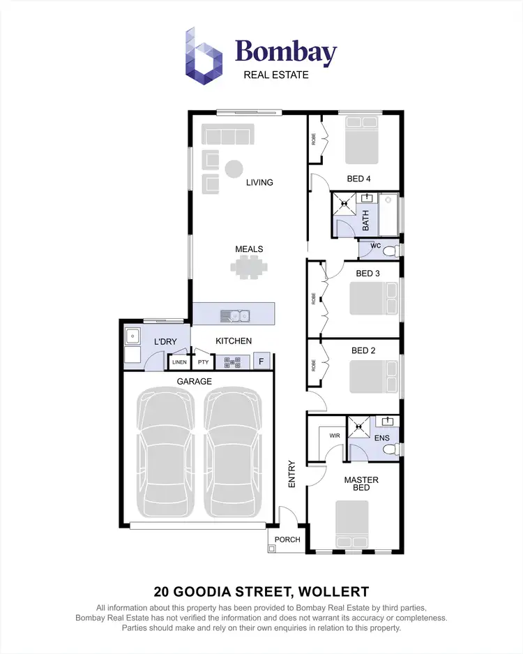 Floorplan of Homely house listing, 20 Goodia Street, Wollert VIC 3750