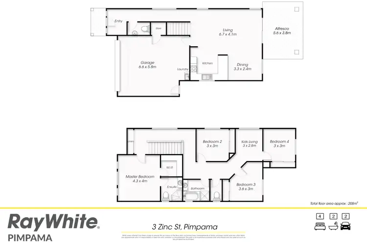 Floorplan of Homely house listing, 3 Zinc Street, Pimpama QLD 4209