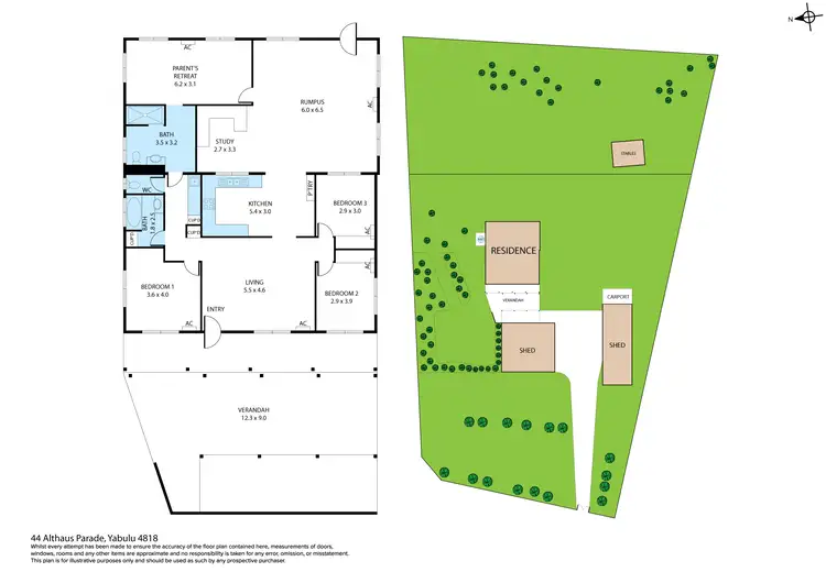 Floorplan of Homely house listing, 44 Althaus Parade, Yabulu QLD 4818