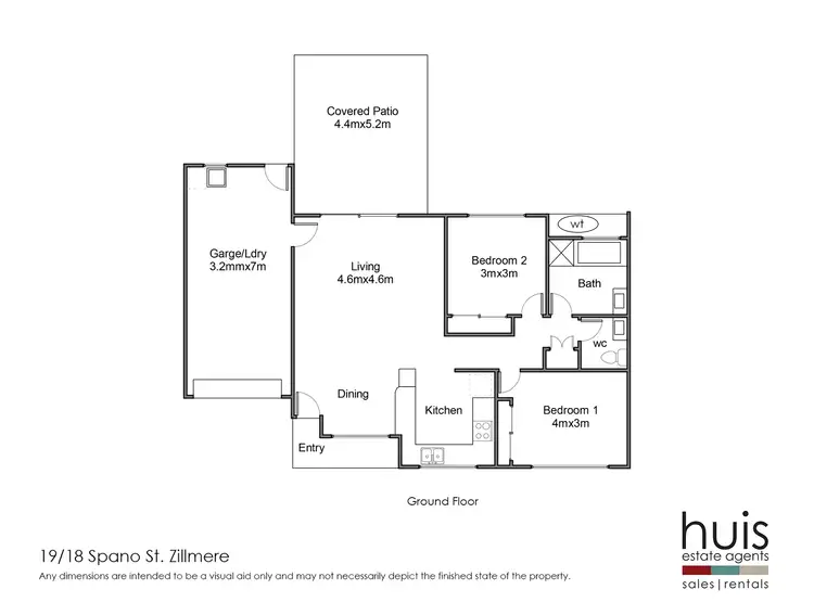 Floorplan of Homely villa listing, 19/18 Spano Street, Zillmere QLD 4034