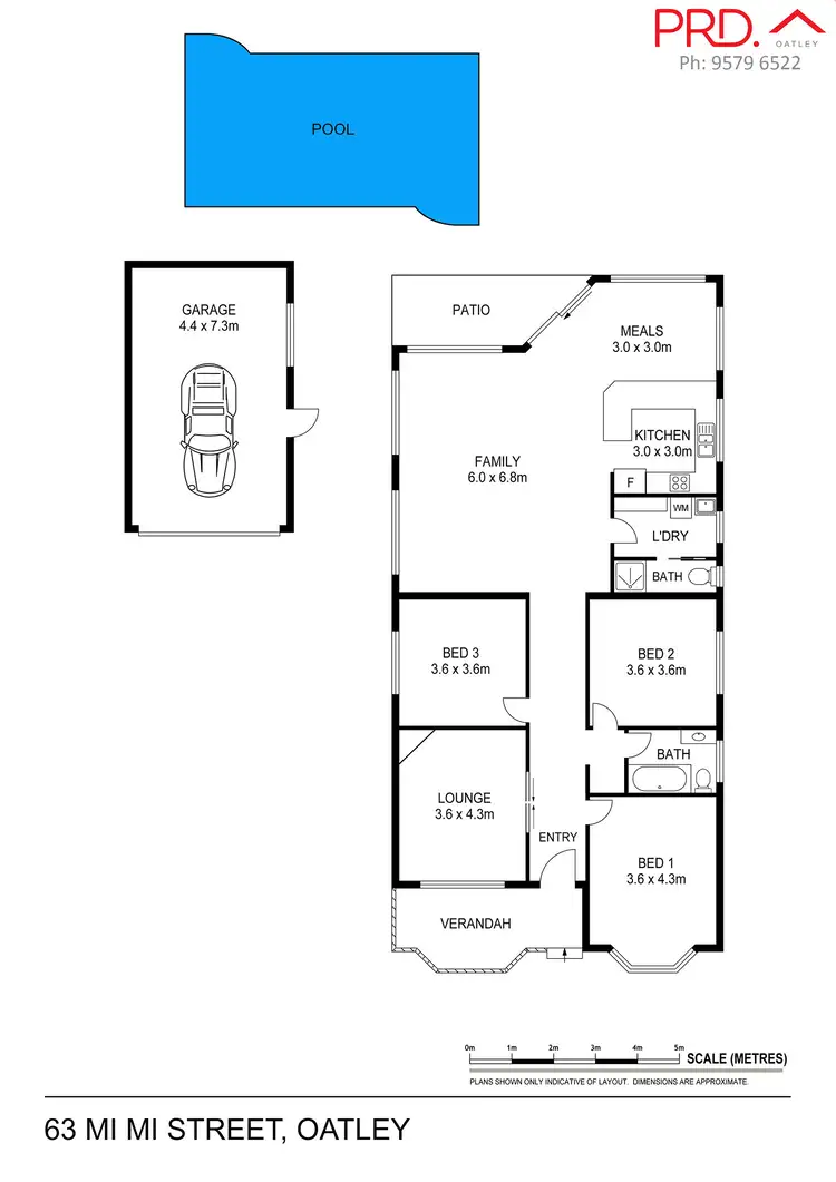 Floorplan of Homely house listing, 63 Mi Mi Street, Oatley NSW 2223