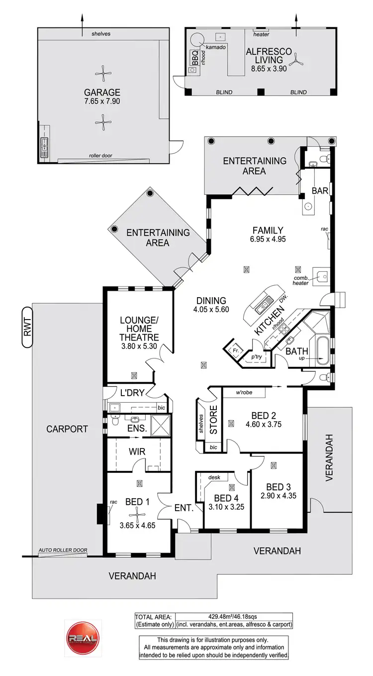 Floorplan of Homely house listing, 24 McLaughlan Avenue, Warradale SA 5046