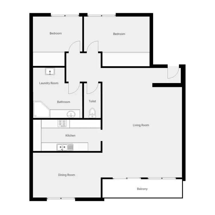 Floorplan of Homely apartment listing, 12/8 Antis Street, Phillip ACT 2606