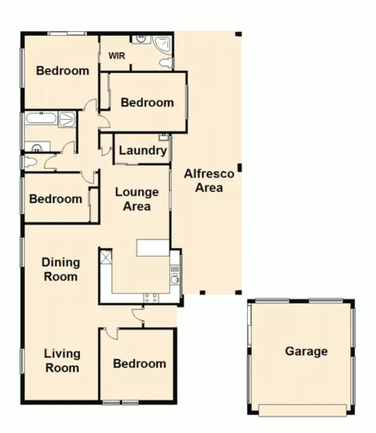 Floorplan of Homely house listing, 35 Jardine Drive, Springwood QLD 4127