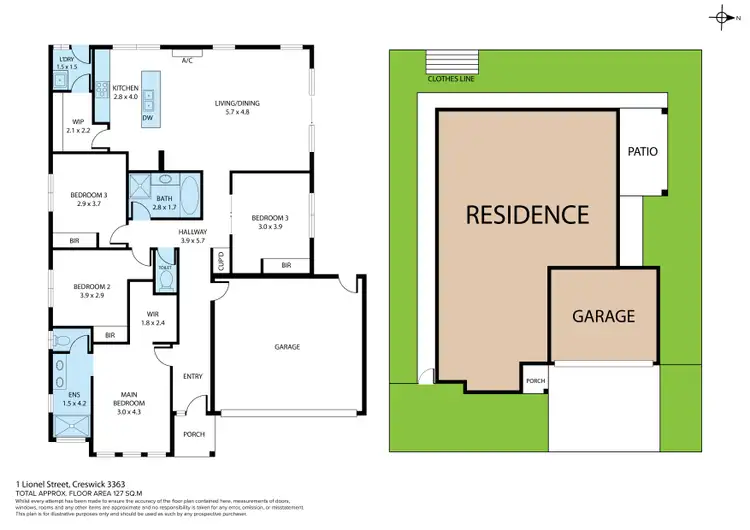 Floorplan of Homely house listing, 1 Lionel Street, Creswick VIC 3363