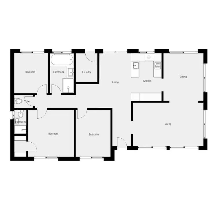 Floorplan of Homely house listing, 108 Sturdee Crescent, Monash ACT 2904