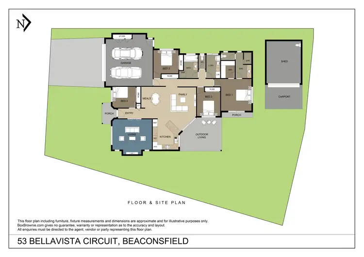Floorplan of Homely house listing, 53 Bellavista Circuit, Beaconsfield QLD 4740