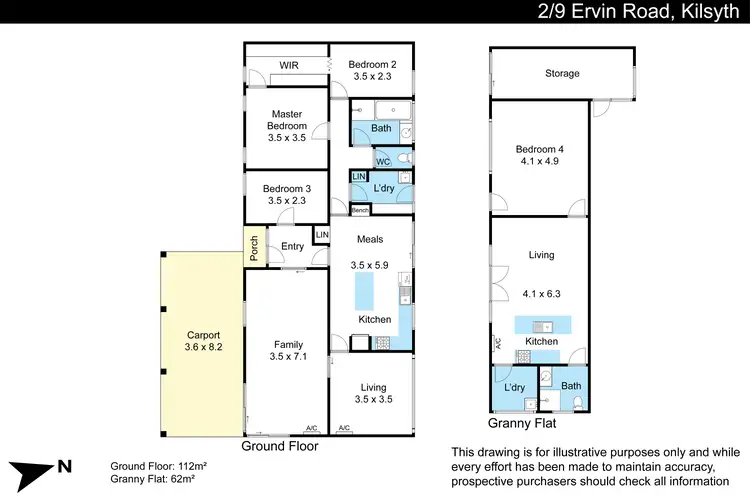 Floorplan of Homely house listing, 2/9 Ervin Road, Kilsyth VIC 3137