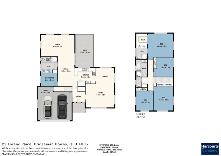 Floorplan of Homely house listing, 22 Lorenc Place, Bridgeman Downs QLD 4035