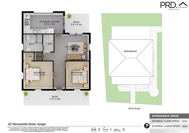 Floorplan of Homely house listing, 4e Warrazambil Street, Kyogle NSW 2474