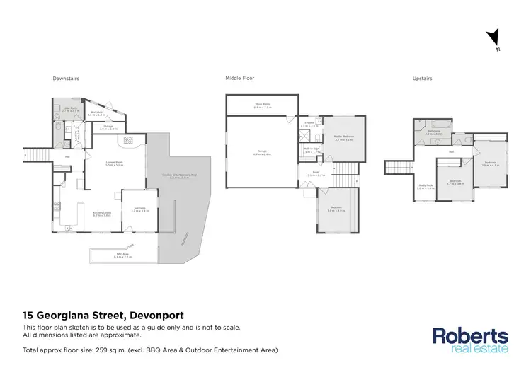 Floorplan of Homely house listing, 15 Georgiana Street, Devonport TAS 7310