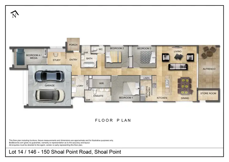 Floorplan of Homely house listing, Lot 14, 146-150 Shoal Point Road, Shoal Point QLD 4750