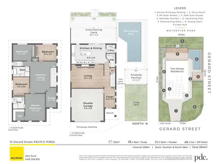 Floorplan of Homely house listing, 15 Gerard Street, Pacific Pines QLD 4211