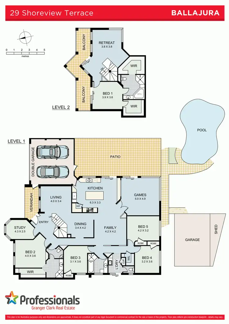 Floorplan of Homely house listing, 29 Shoreview Terrace, Ballajura WA 6066