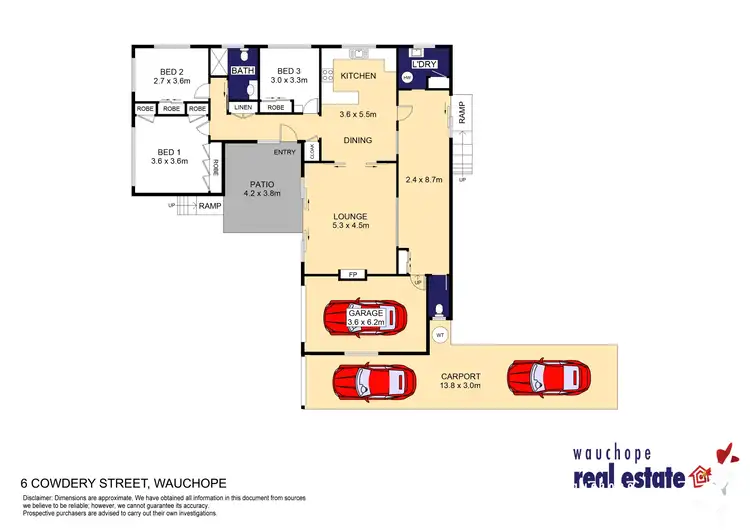 Floorplan of Homely house listing, 6 Cowdery Street, Wauchope NSW 2446