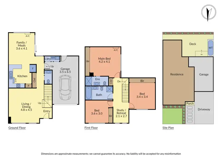 Floorplan of Homely townhouse listing, 2B Evans Street, Scoresby VIC 3179