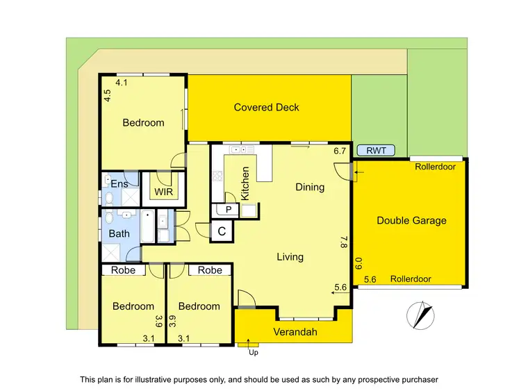 Floorplan of Homely unit listing, 3 Pemberley Close, Healesville VIC 3777