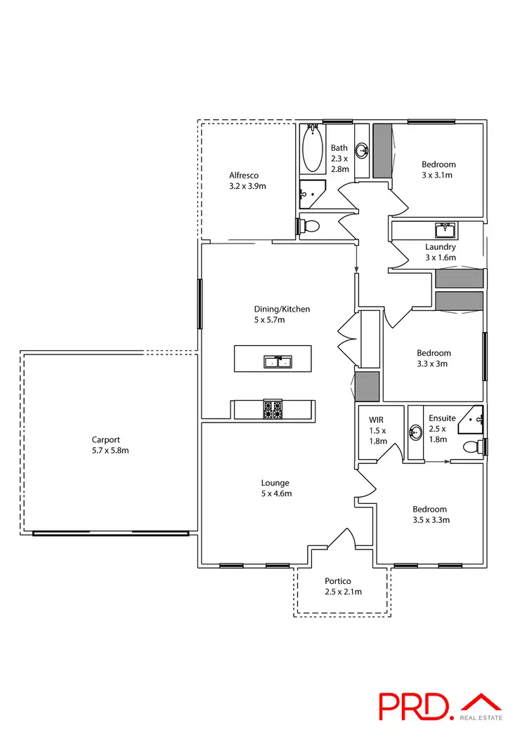 Floorplan of Homely house listing, Unit 14, 1 Betty Krake Drive, Red Cliffs VIC 3496